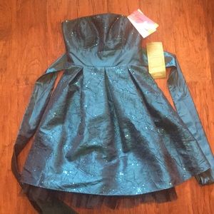 Teal Homecoming Dress size 3/4
